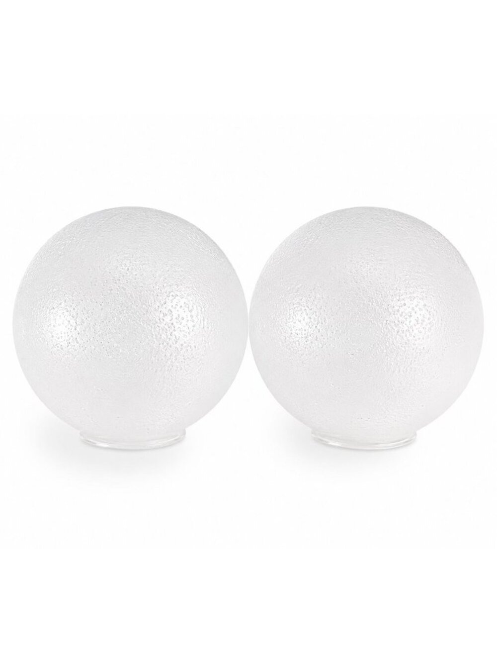 Styrofoam Floral Kissing Ball Base Hanging Orb Wedding Decor DIY Set of 2